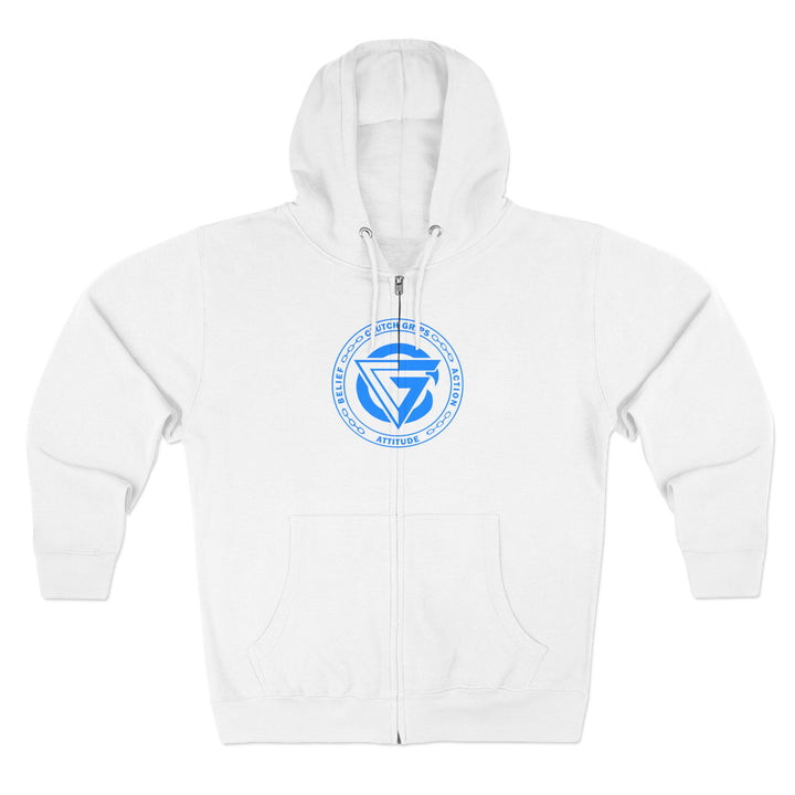 MAC SNAP DRAGON BLUE /LIFT OR DIE ZIP UP