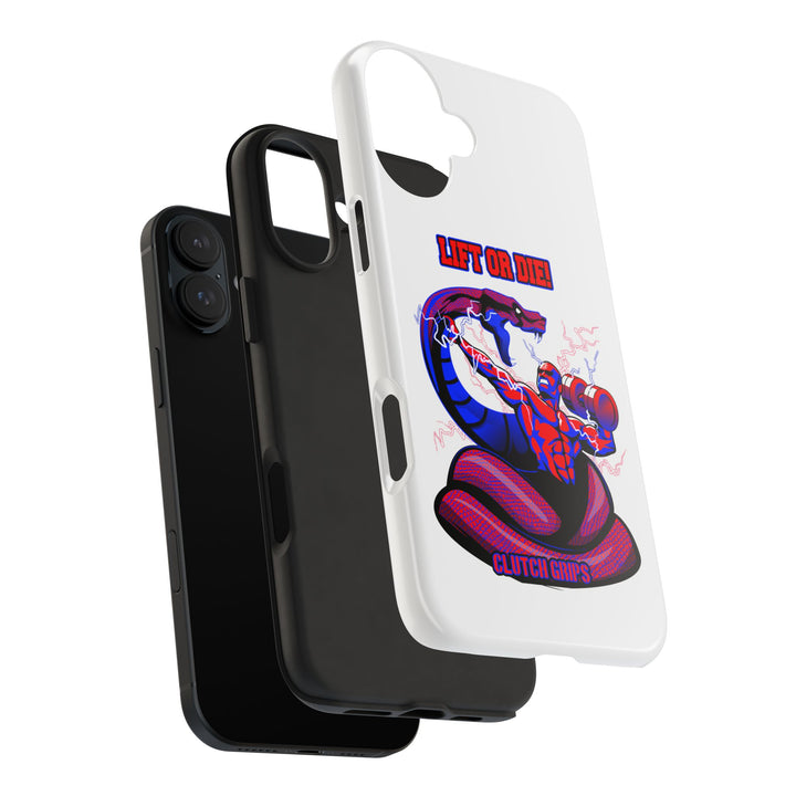 MAC VS SNAKE PHONE CASE RED BLUE /LIFT OR DIE