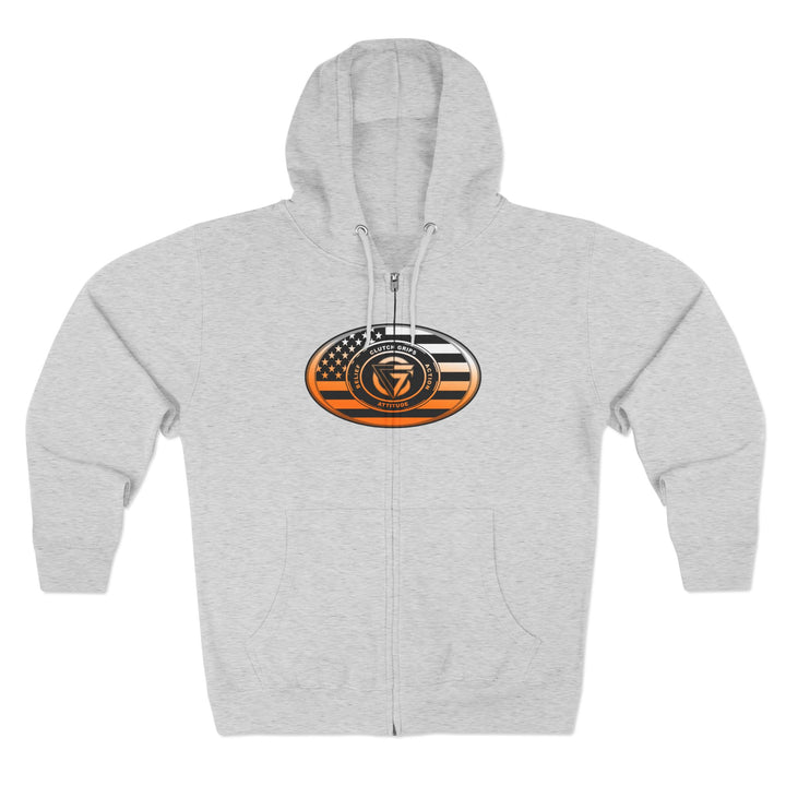 SAMURAI MAC ORANGE WHITE/AMERICAN SAVAGE ZIP UP