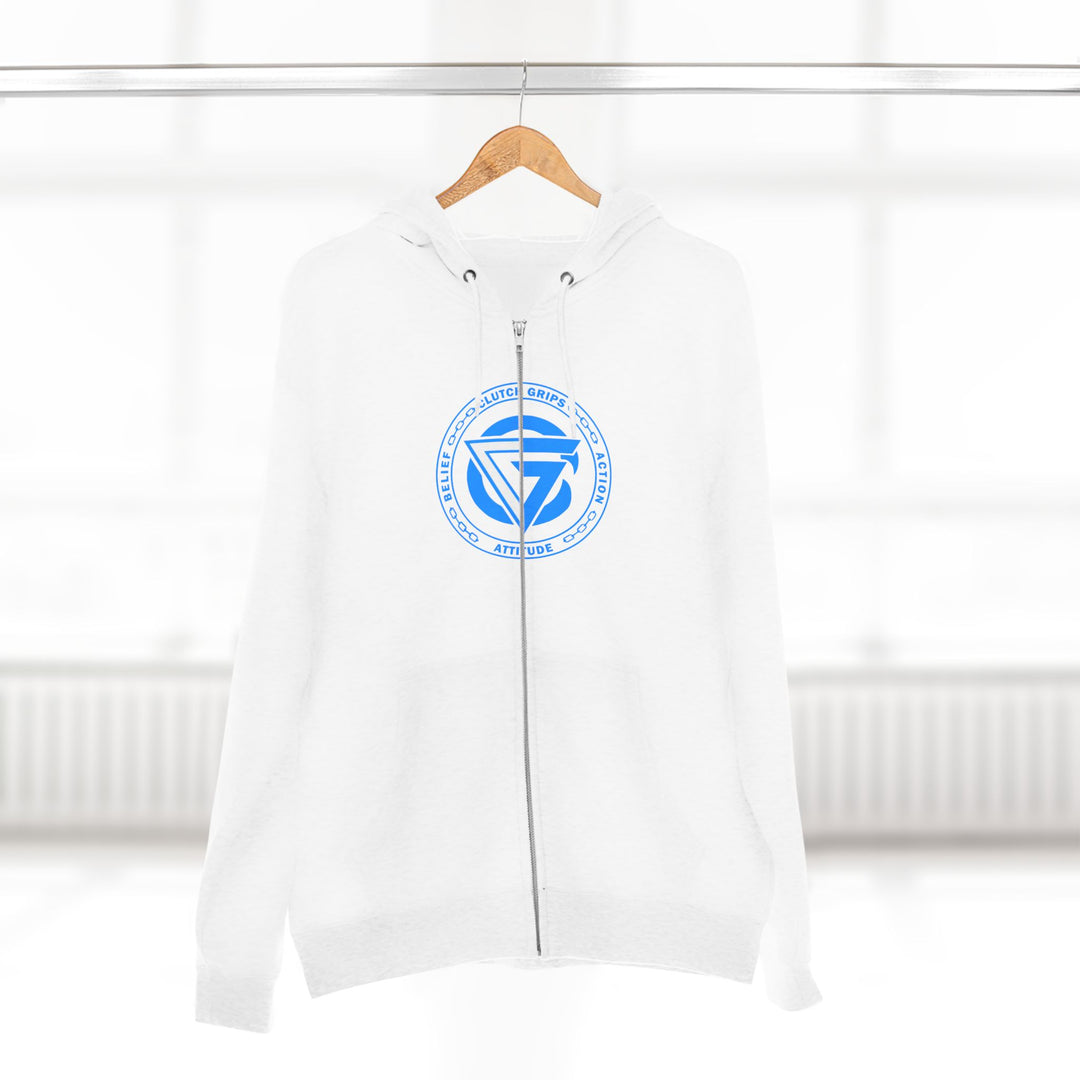 MAC SNAP DRAGON BLUE /LIFT OR DIE ZIP UP