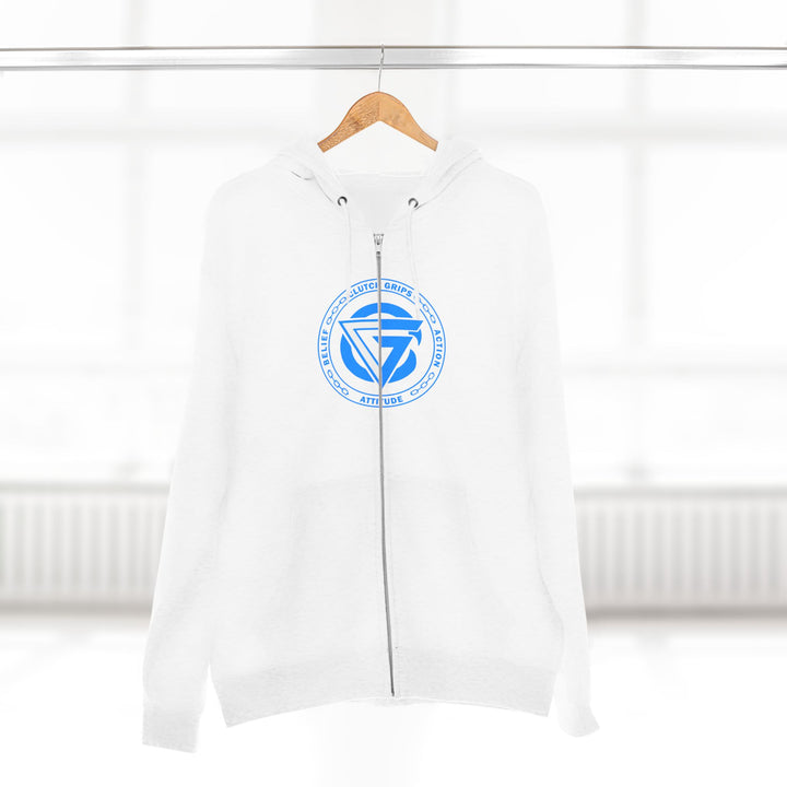 MAC SNAP DRAGON BLUE /LIFT OR DIE ZIP UP