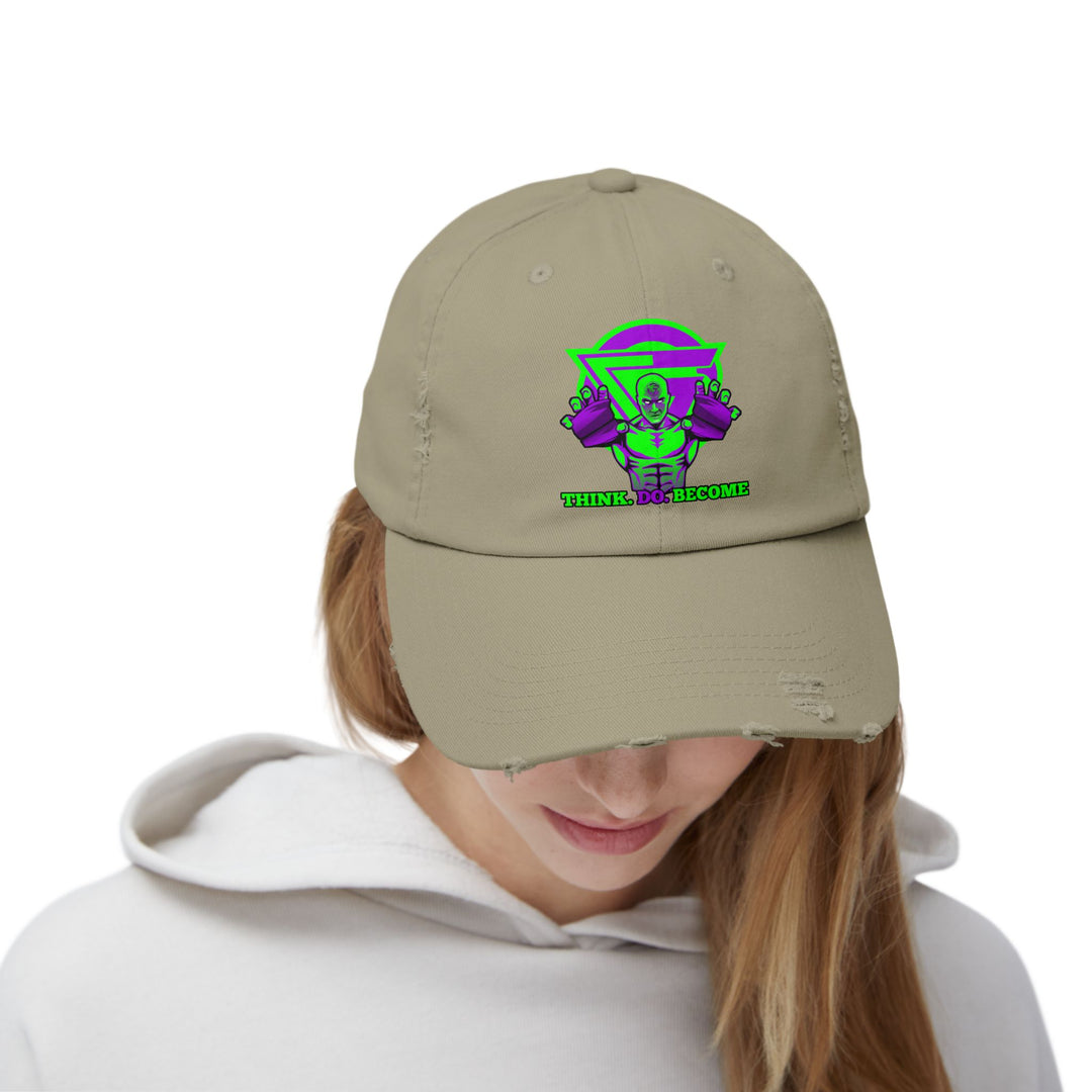 CG MONK MASTER PURPLE GREEN/THINK DO BECOME CAP