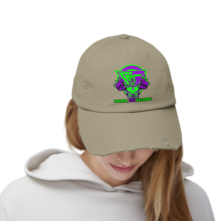 CG MONK MASTER PURPLE GREEN/THINK DO BECOME CAP