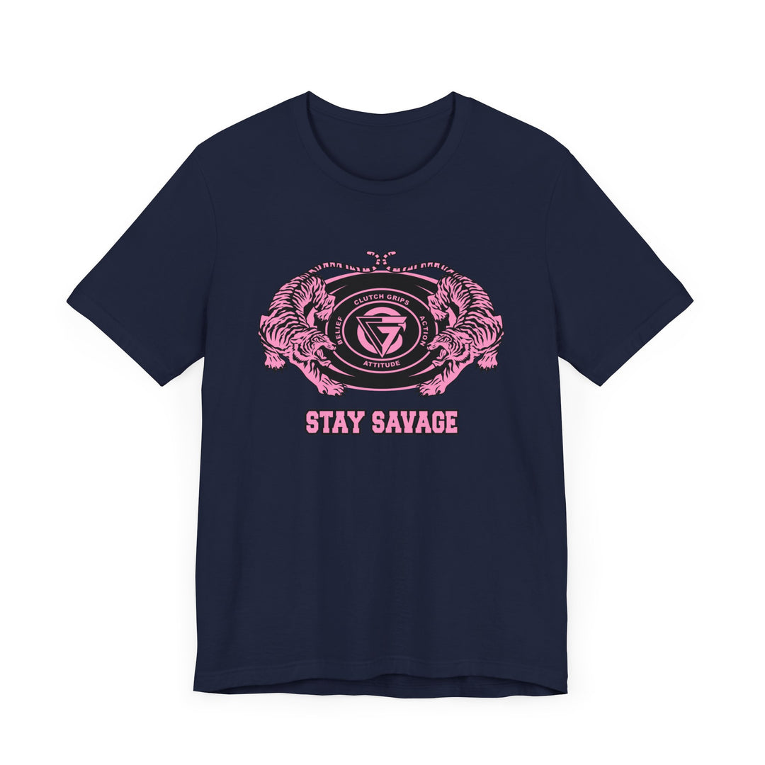 TIGER VS TIGER PINK BLACK  /STAY SAVAGE