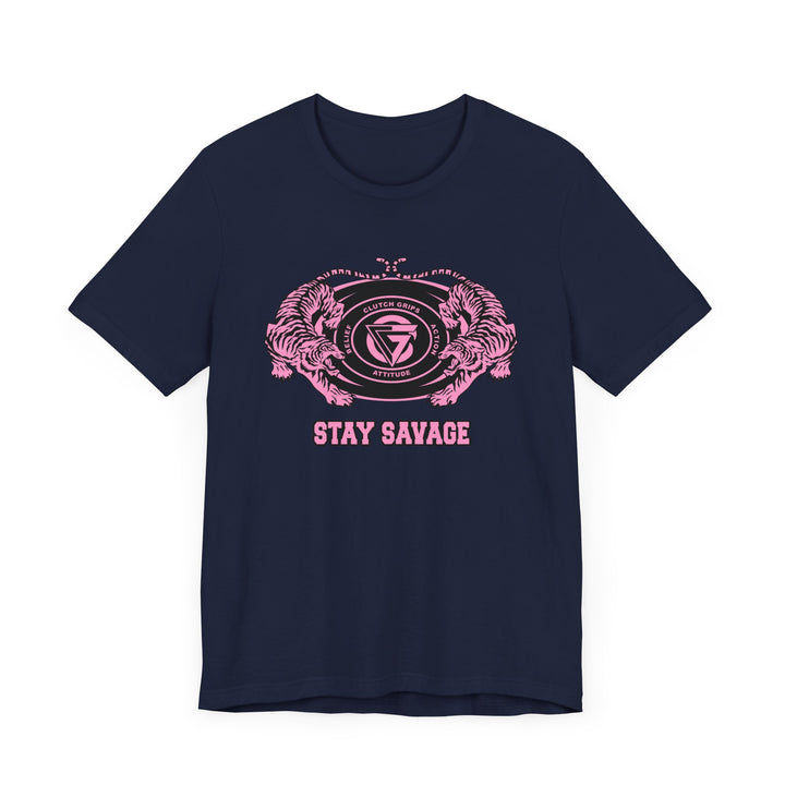TIGER VS TIGER PINK BLACK  /STAY SAVAGE