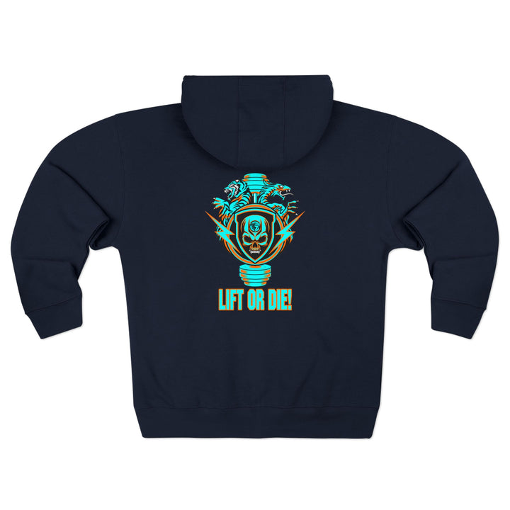 CG SGL SKULL BELL MIAMI STYLE/LIFT OR DIE ZIP UP