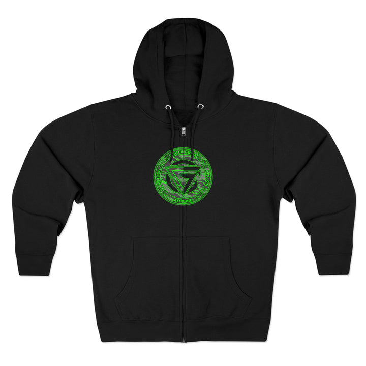CG ANGRY DOG CAMO GREEN /STAY SAVAGE ZIP UP