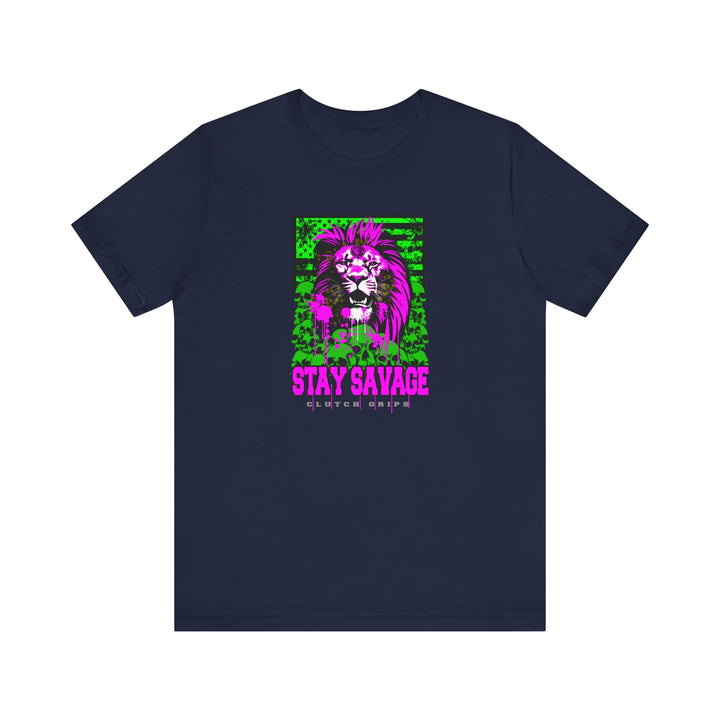 LION HEART FREEDOM TEE PURPLE GREEN/STAY SAVAGE