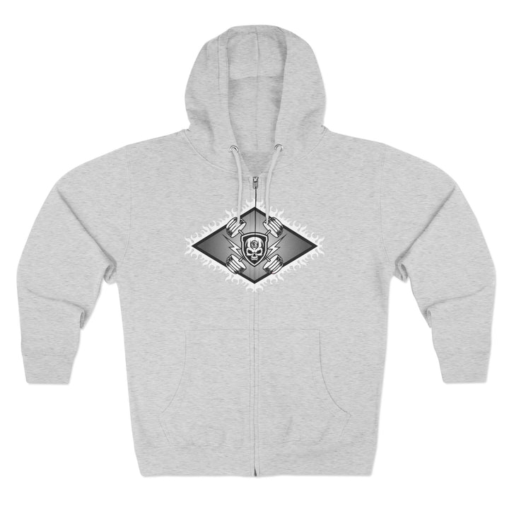 WICKED VIPER BLACK WHITE /LIFT OR DIE ZIP UP