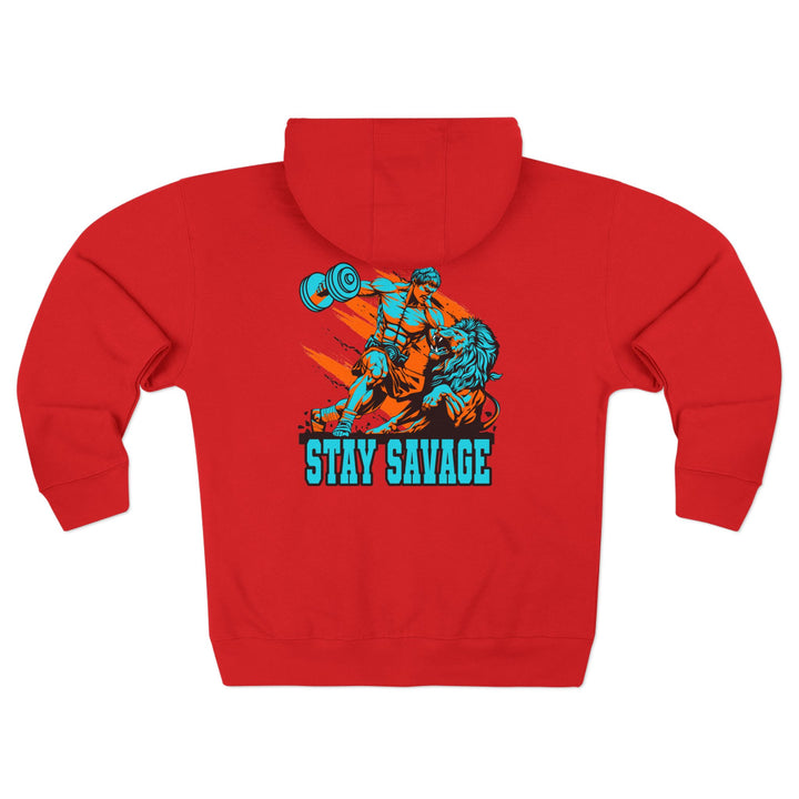 CG COLISEUM MAC VS LION MIAMI COLORS /STAY SAVAGE ZIP UP