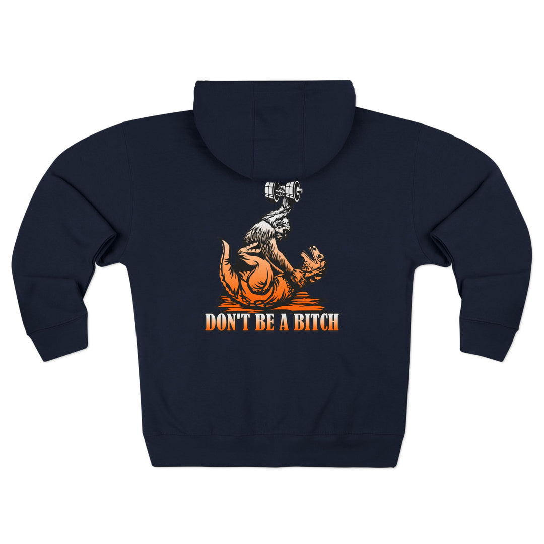 CG APE VS ZILLA ORANGE WHITE FADE /DONT BE A BITCH ZIP UP