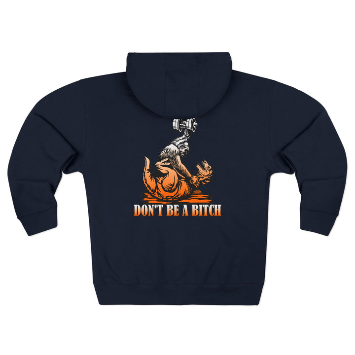 CG APE VS ZILLA ORANGE WHITE FADE /DONT BE A BITCH ZIP UP