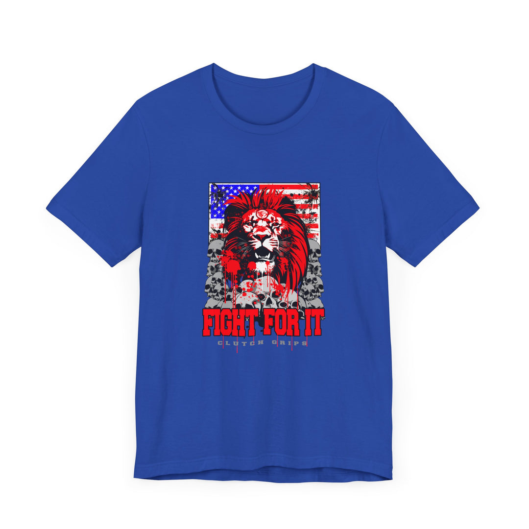 LIONHEART USA FLAG RED WHITE BLUE /FIGHT FOR IT