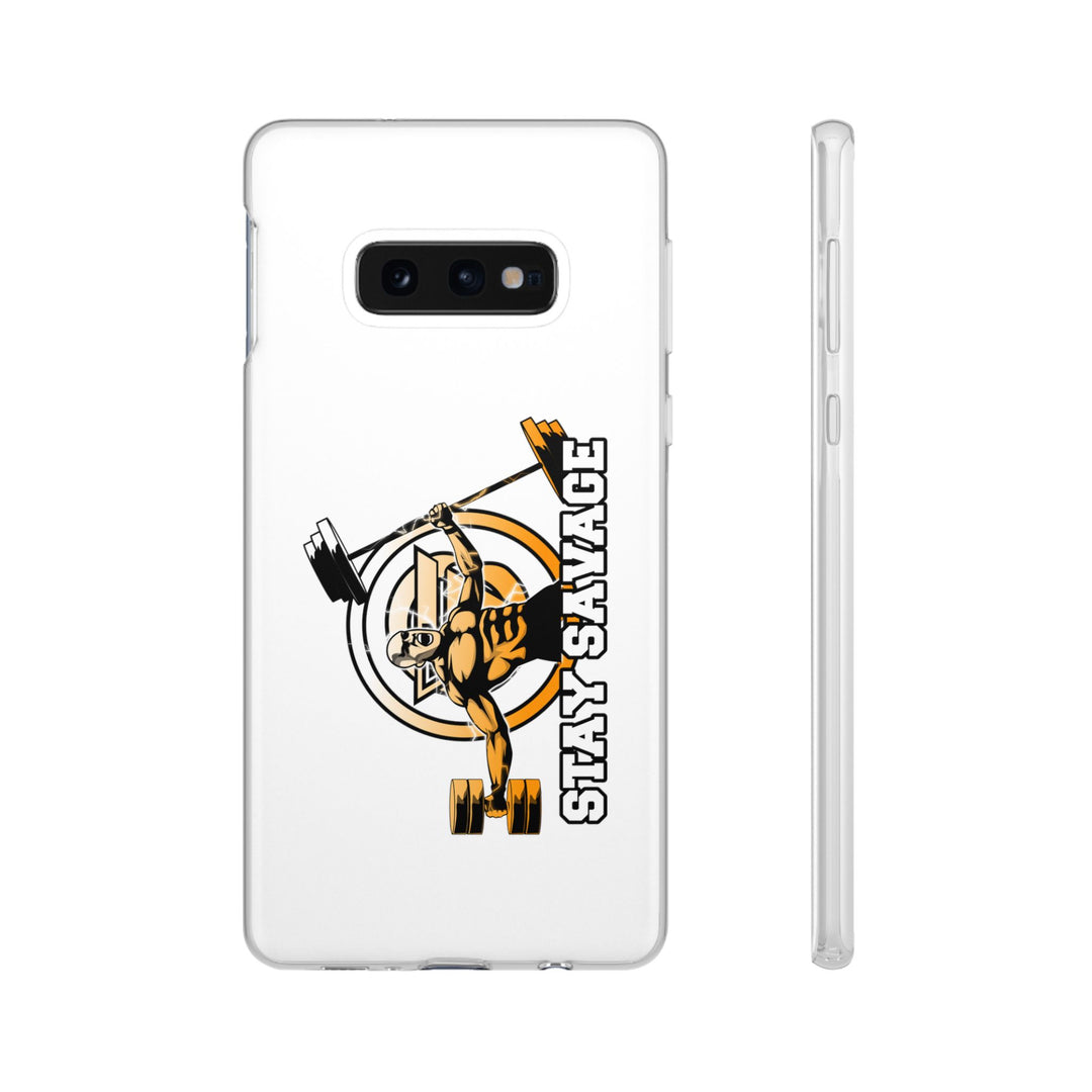 SPARTAN LIFT ORANGE WHITE PHONE CASE/STAY SAVAGE