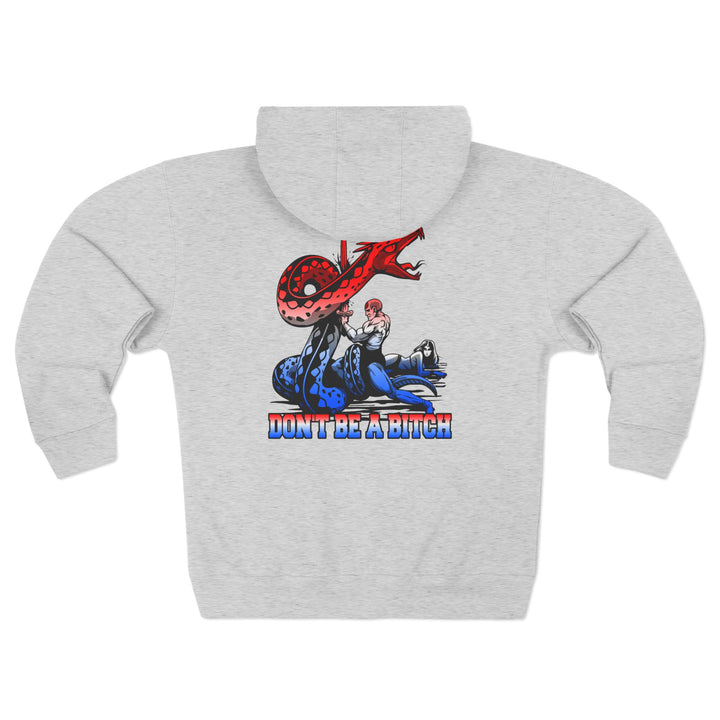 CG SERPENT SLAYER RED WHITE BLUE /DONT BE A BITCH ZIP UP
