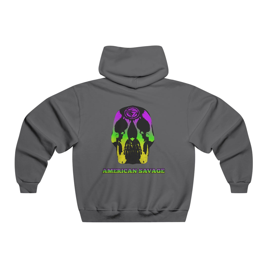SKULLATOR- YELLOW GREEN PURPLE FADE/AMERICAN SAVAGE