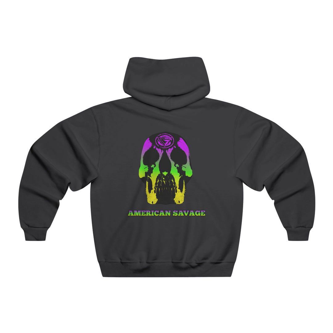 SKULLATOR- YELLOW GREEN PURPLE FADE/AMERICAN SAVAGE