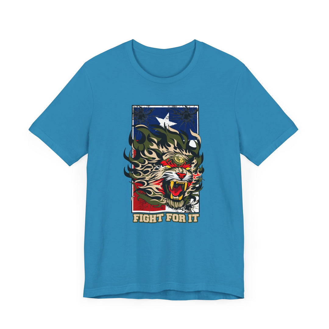 DYNAMITE FLAME TEXAS FLAG SAND GREEN /FIGHT FOR IT