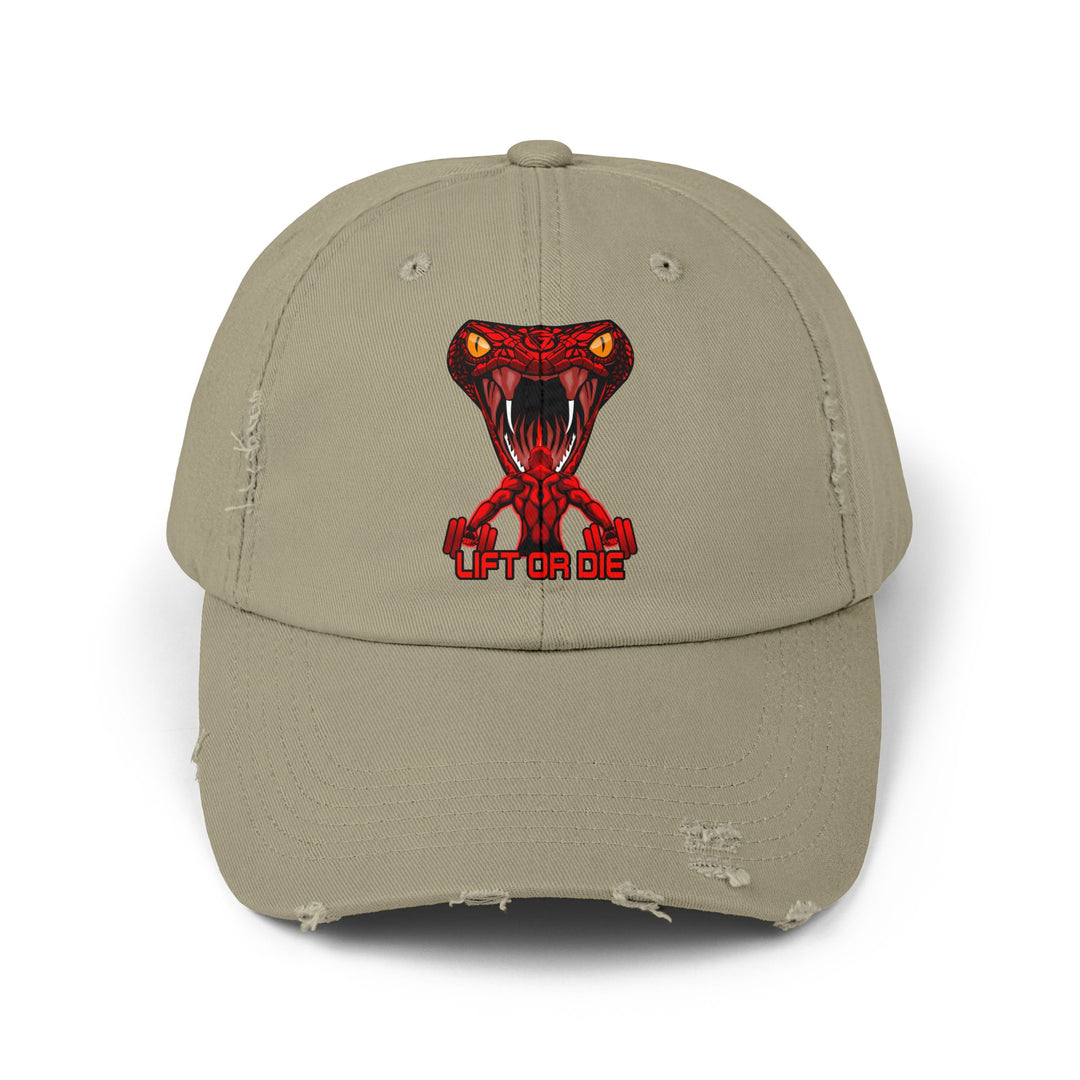 CG SNAKE VS MAN RED /LIFT OR DIE CAP