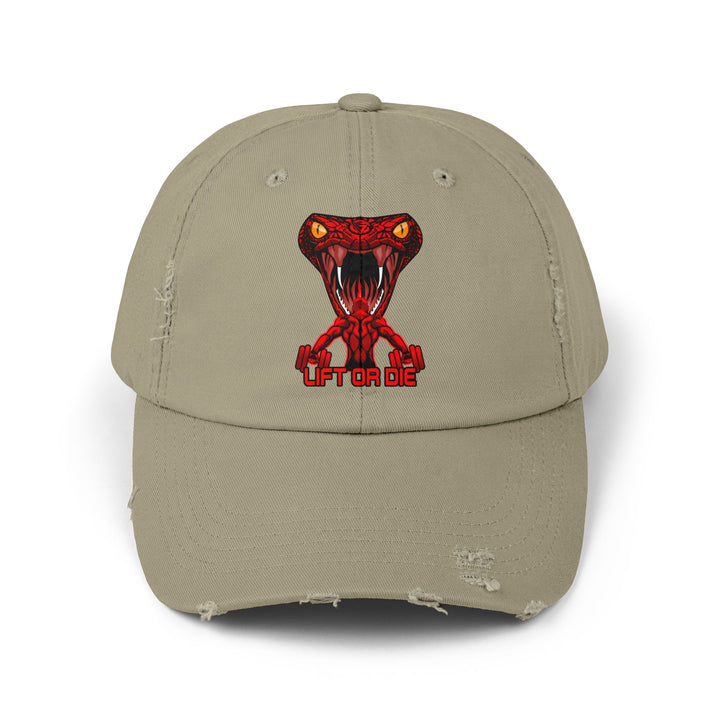 CG SNAKE VS MAN RED /LIFT OR DIE CAP