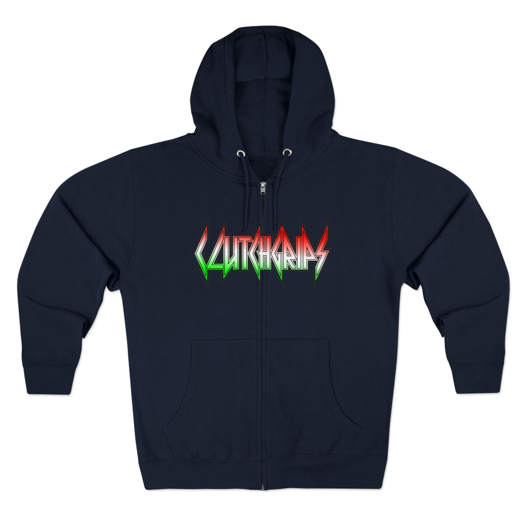 CG APE VS ZILLA RED WHITE GREEN FADE /CONQUER ZIP UP