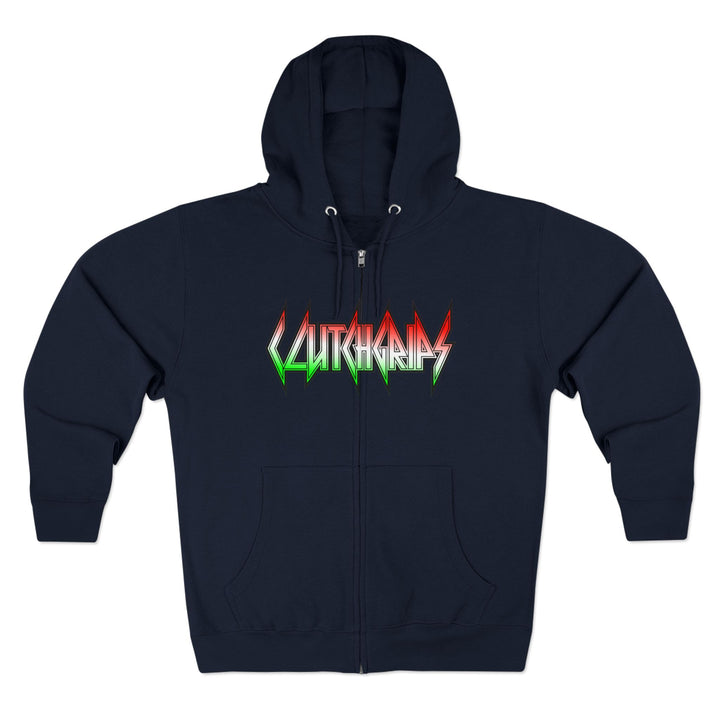 CG APE VS ZILLA RED WHITE GREEN FADE /CONQUER ZIP UP