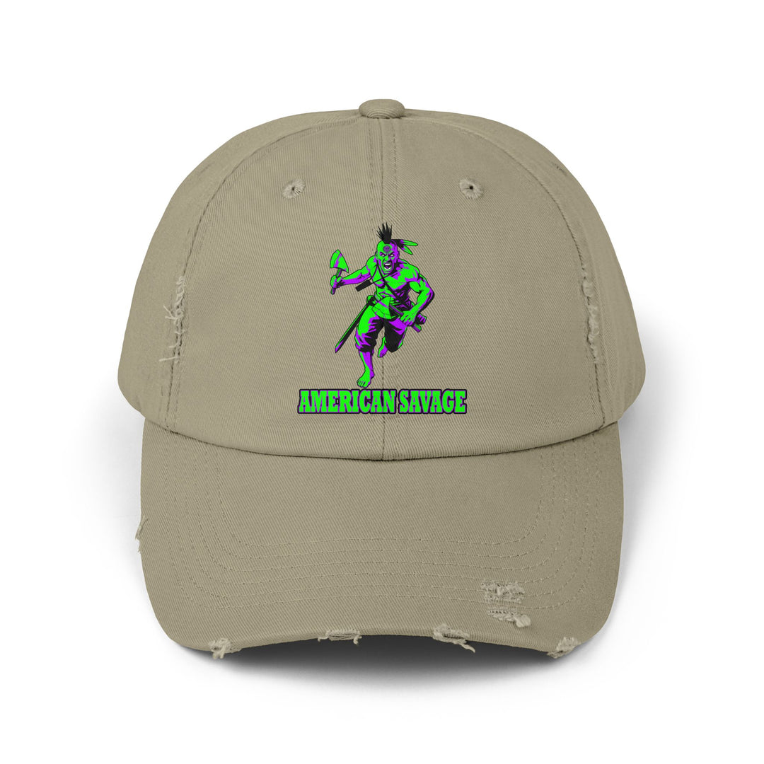 MAC BRAVE PURPLE GREEN /AMERICAN SAVAGE CAP