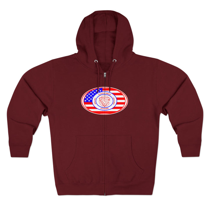 CG ANGRY DOG USA/LIFT OR DIE ZIP UP