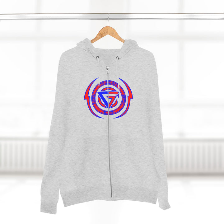 CG STAND OFF RED BLUE /AMERICAN SAVAGE ZIP UP