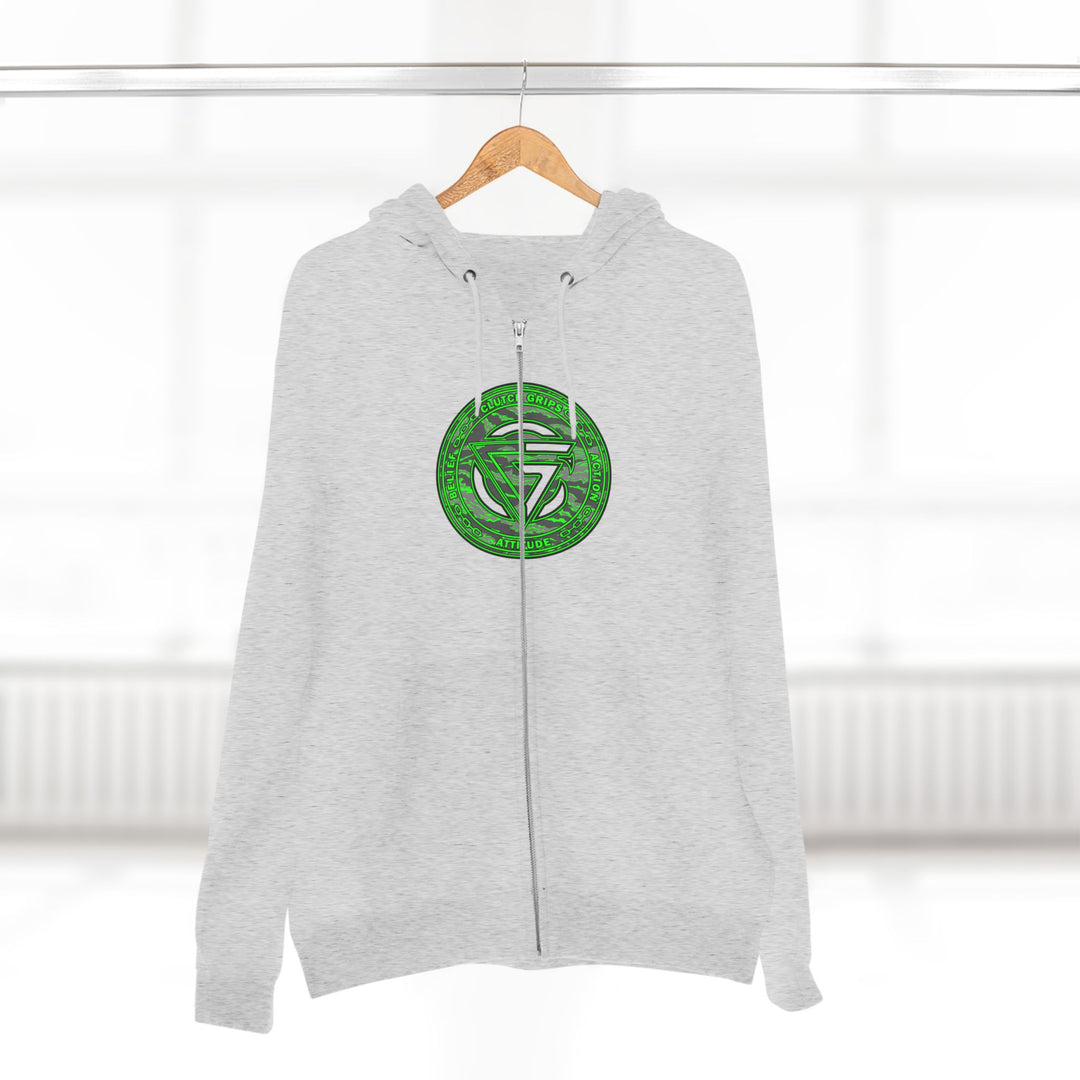 CG ANGRY DOG CAMO GREEN /STAY SAVAGE ZIP UP