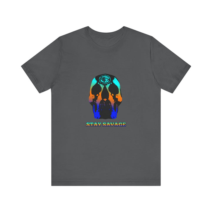 SKULLATOR BLUE ORANGE AQUA  /STAY SAVAGE