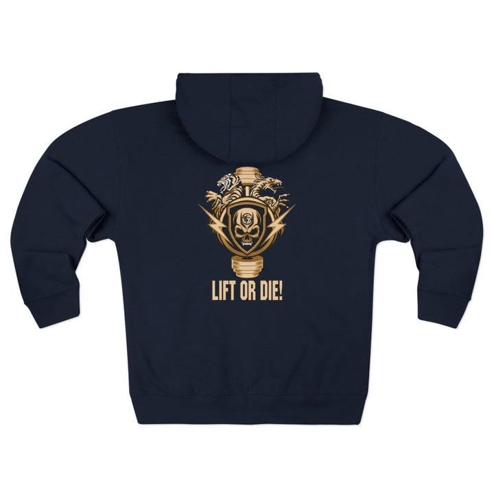 CG SGL SKULL BELL DESRT SAND/LIFT OR DIE ZIP UP