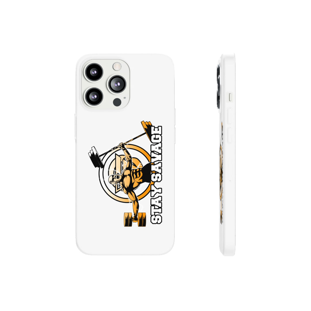 SPARTAN LIFT ORANGE WHITE PHONE CASE/STAY SAVAGE
