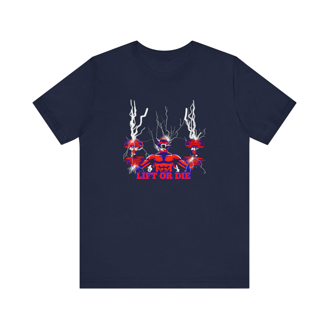 RIDE THE LIGHTNING RED BLUE/LIFT OR DIE