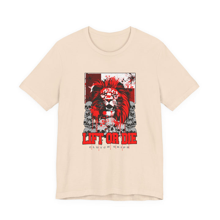 LION HEART RED TEXAS FLAG /LIFT OR DIE