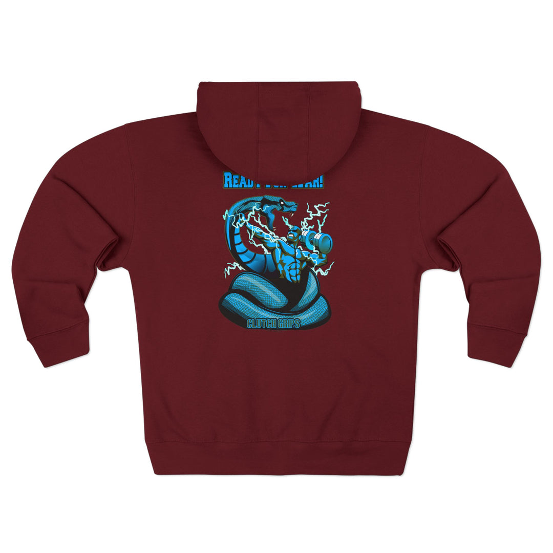 MAC VS SNAKE BLUE/READY FOR WAR ZIP UP