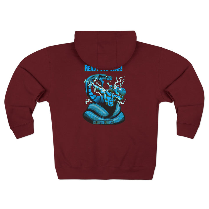 MAC VS SNAKE BLUE/READY FOR WAR ZIP UP