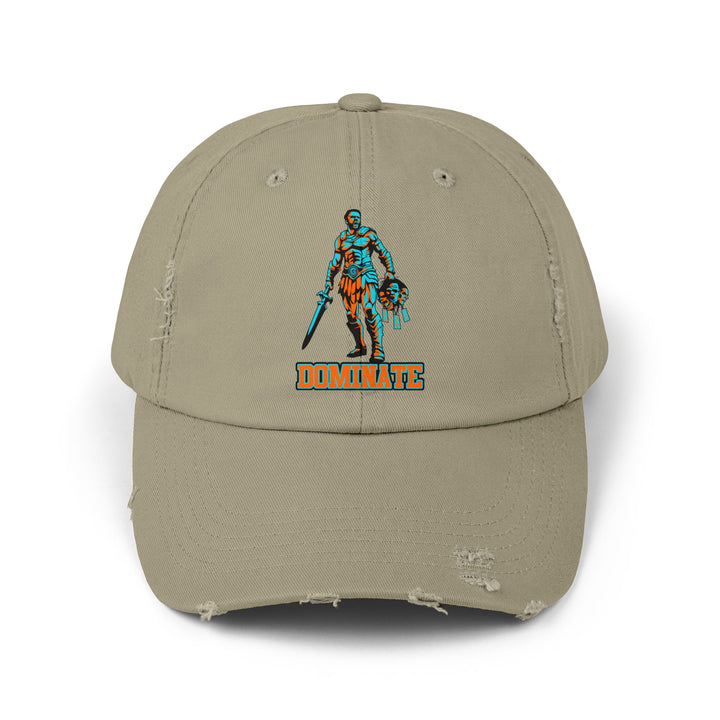 CG MAN ON A MISSION ORANGE AQUA/DOMINATE CAP