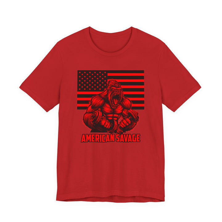 CG MAC ALPHA APE RED BLACK  /AMERICAN SAVAGE