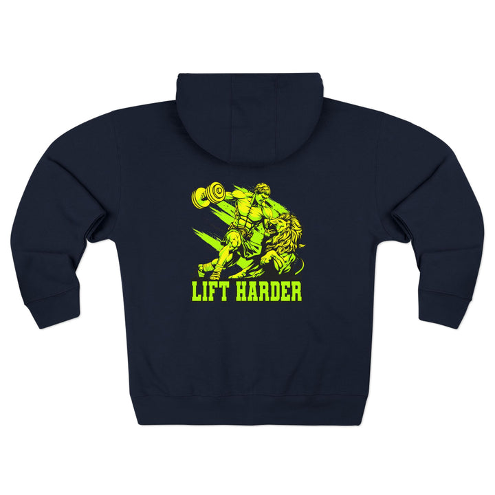 CG LIME GREEN COLISEUM MAC LIFT HARDER ZIP UP