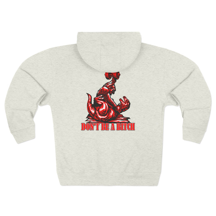 CG APE VS ZILLA RED WHITE /DONT BE A BITCH ZIP UP