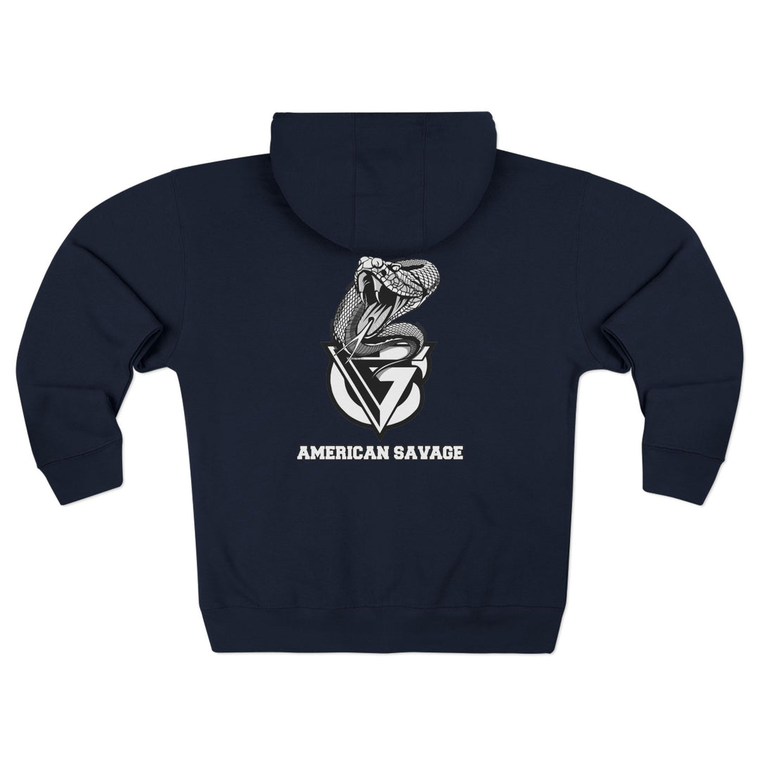 CG WICKED VIPER BLACK WHITE/AMERICAN SAVAGE ZIP UP