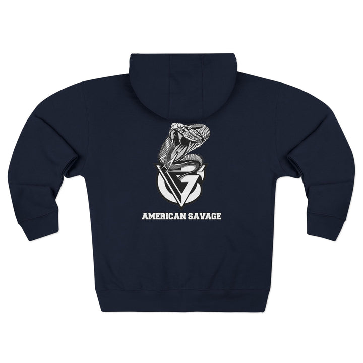 CG WICKED VIPER BLACK WHITE/AMERICAN SAVAGE ZIP UP