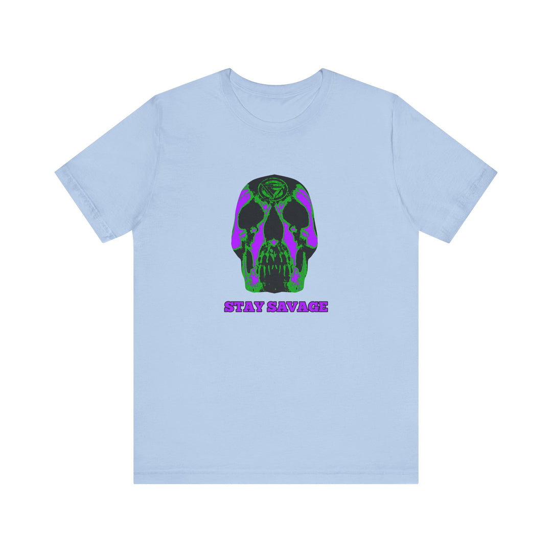 SKULLATOR PURPLE GREEN  /STAY SAVAGE