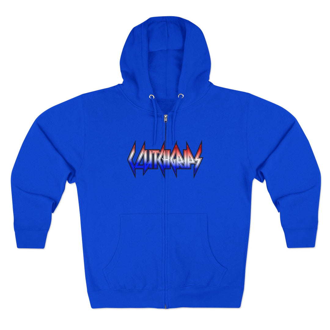 MAC VS SNAKE RED WHITE BLUE FADE /READY FOR WAR ZIP UP