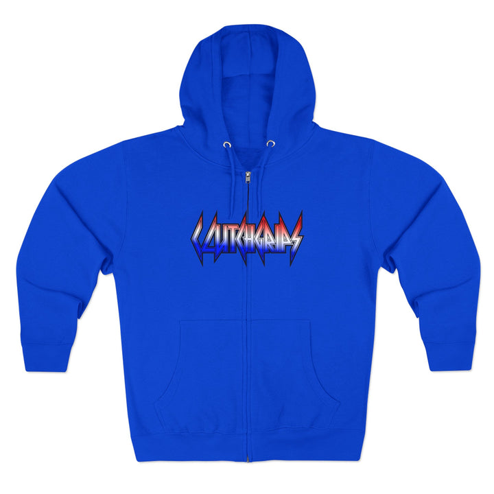 MAC VS SNAKE RED WHITE BLUE FADE /READY FOR WAR ZIP UP