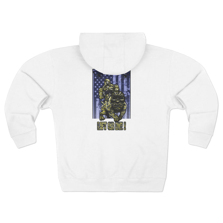 CG ANGRY DOG CAMO YELLOW/LIFT OR DIE ZIP UP