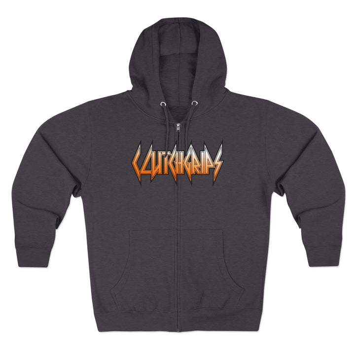 CG SKULLATOR SGL BELL DRAGON TIGER ORANGE WHITE  FADE /READY FOR WAR ZIP UP