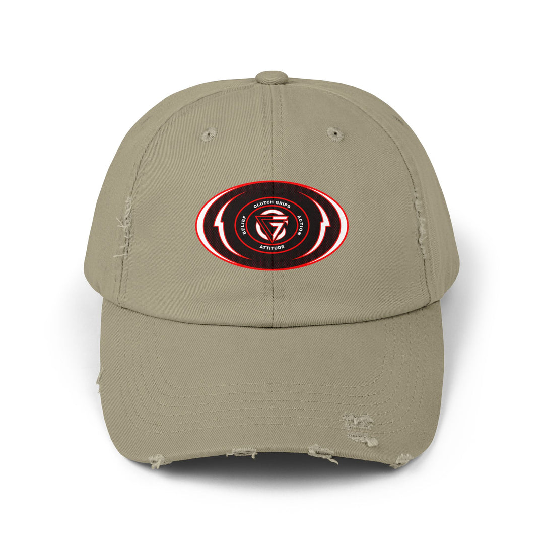 CG OVAL LOGO RED WHITE LIGHTNING ARCHES CAP
