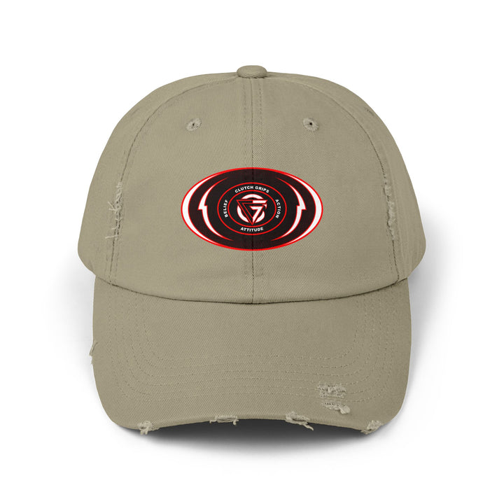 CG OVAL LOGO RED WHITE LIGHTNING ARCHES CAP